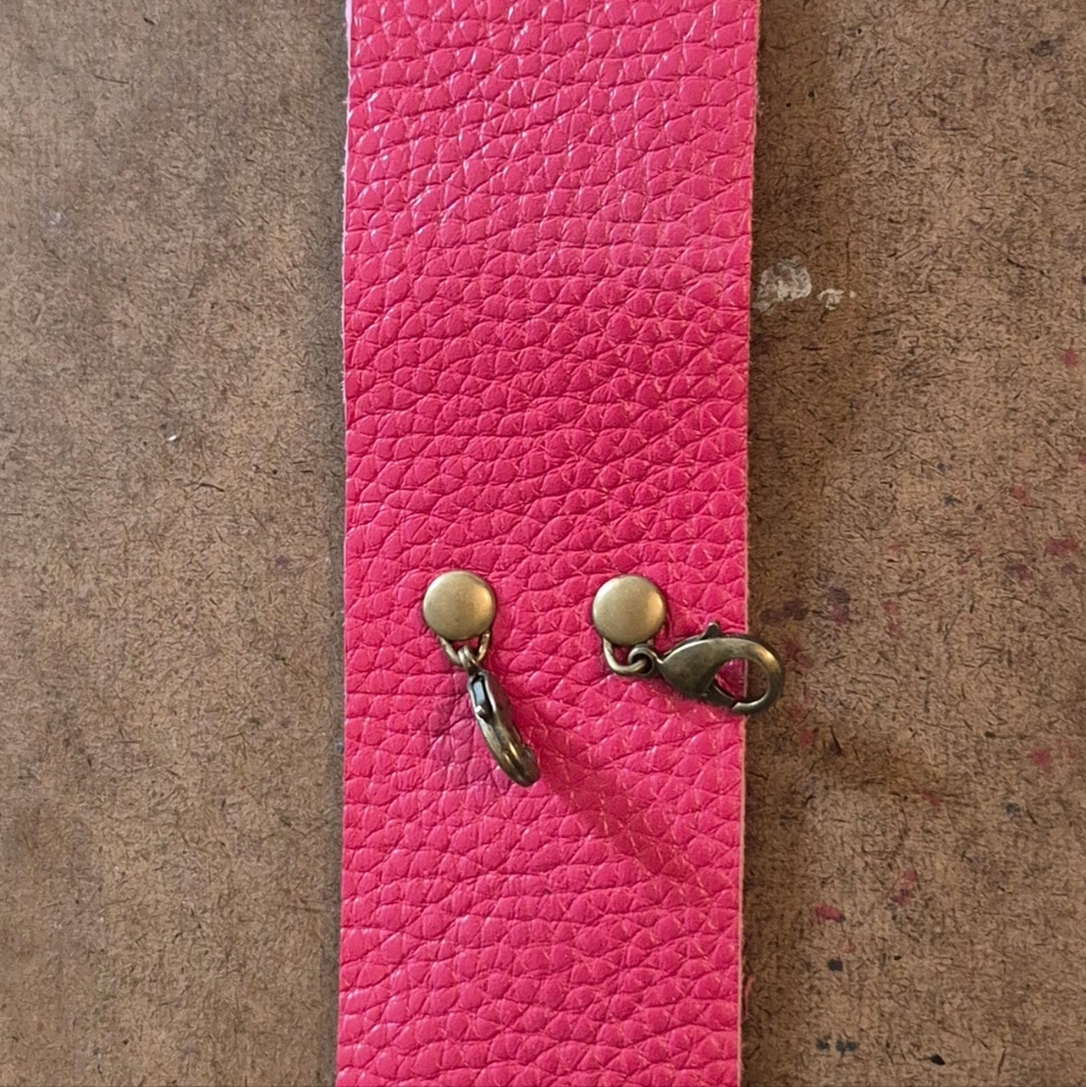 New Red Leather Bracelet